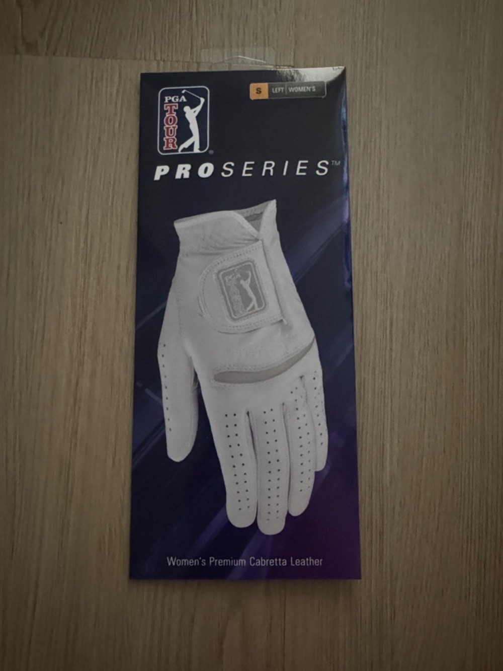 PGA Tour White Women's Leather Golf Glove - Left Hand